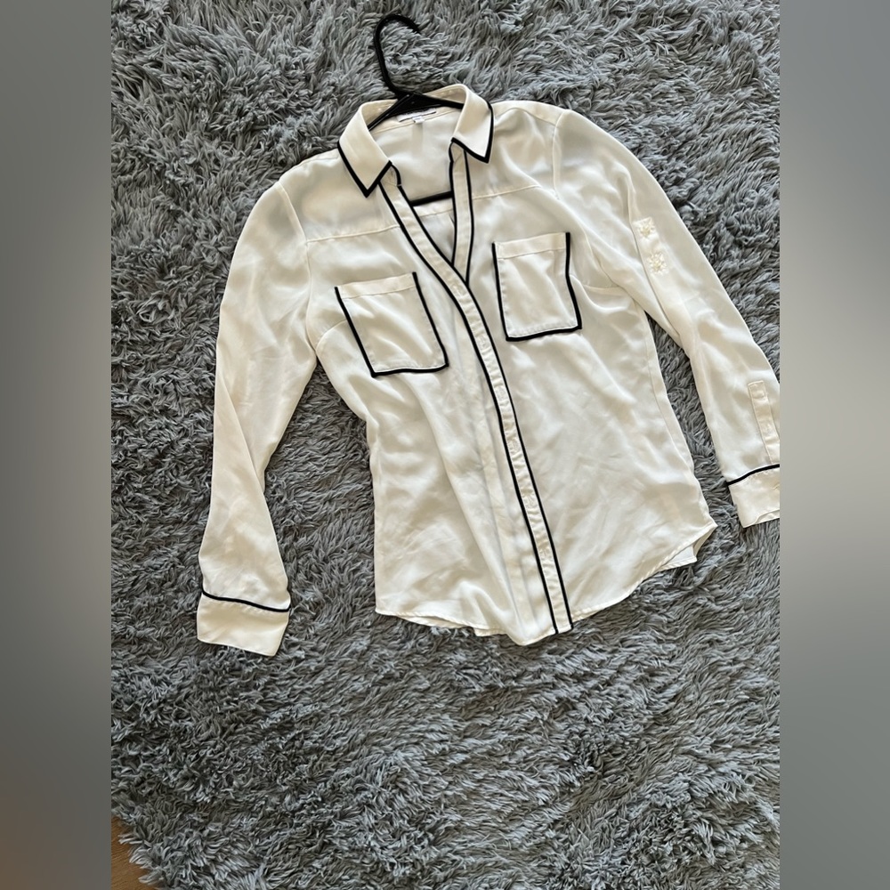 Express Blouse, Size M, White